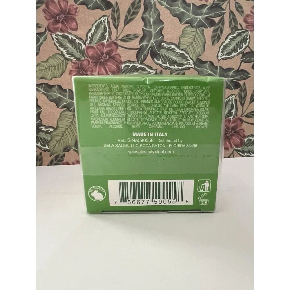 Venezia Hemp Anti Aging Night Cream Moisturizing Daily Lotion 1.7oz Italy